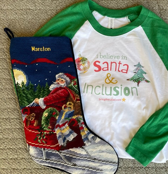 * Santa And Inclusion Shirt - Size Large Available Only